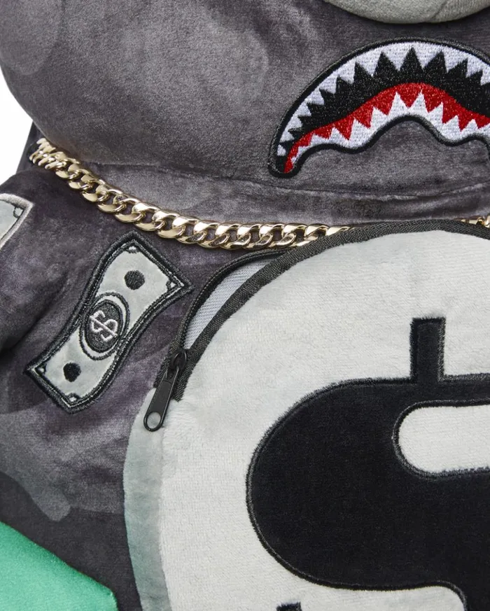 3AM NEVER SLEEP MONEYBEAR TEDDYBEAR BACKPACK Bags SPRAYGROUND