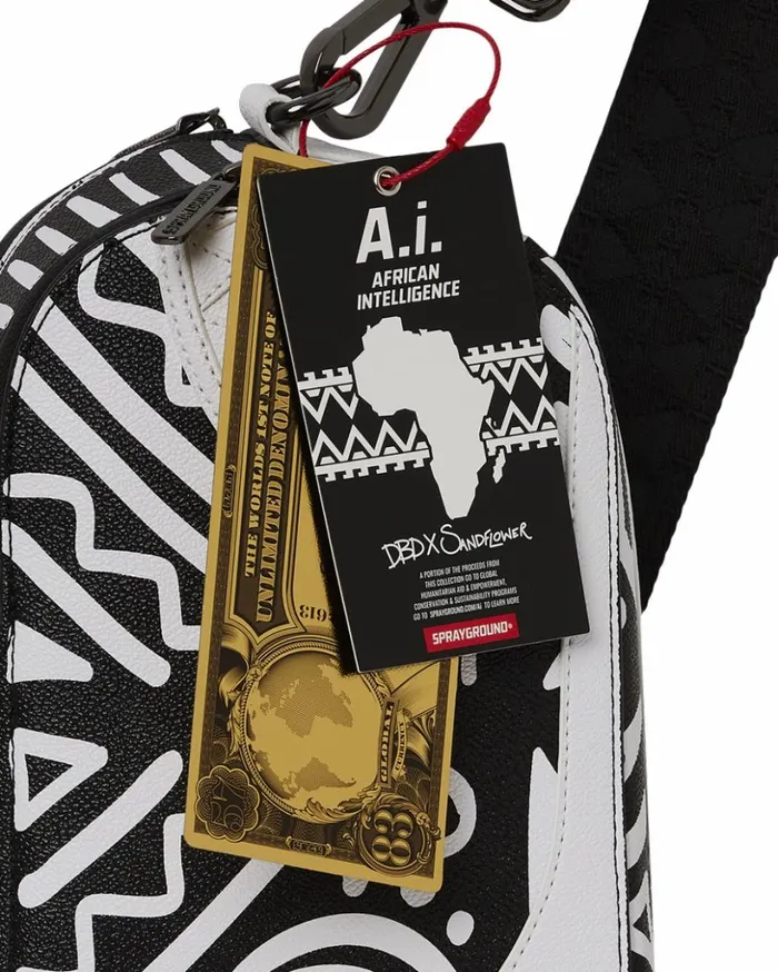 AI8 AFRICAN INTELLIGENCE 8211 ORIGIN STORY BACKPACK SLING Bags SPRAYGROUND