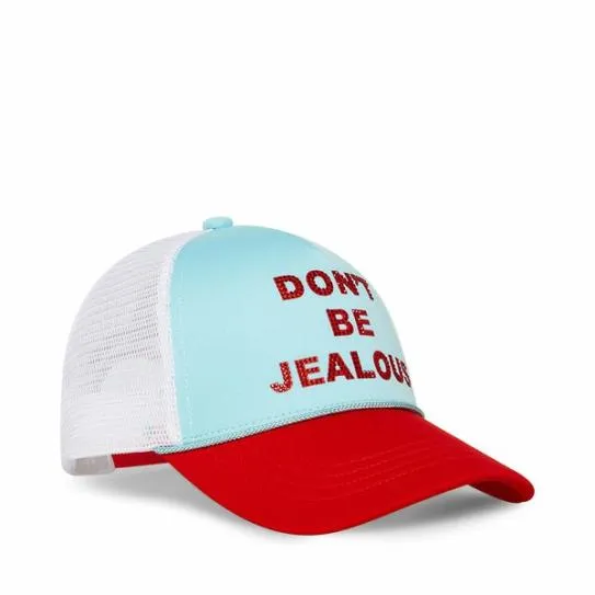 Accessories DON039T BE JEALOUS TRUCKER HAT BLUE MULTI Blue Multi Steve Madden Hats Scarves and Gloves Accessories DON039T BE JEALOUS TRUCKER HAT BLUE MULTI Blue Multi Steve Madden Hats Scarves and Gloves