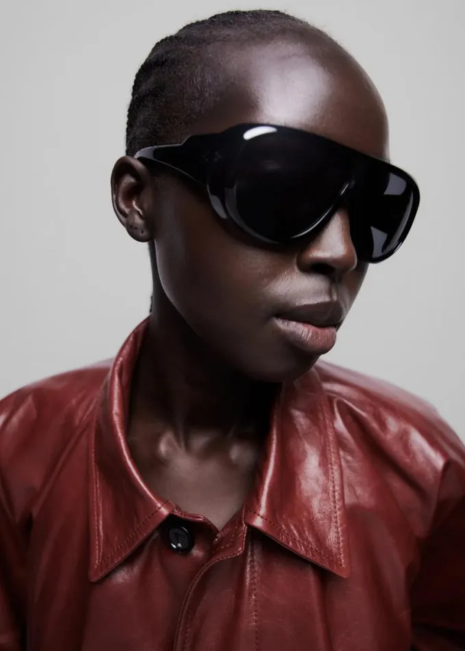 Accessories WomenMen The Frankie Shop Port Tanger Gambia Sunglasses 8211 Black AcetateBlack Lens