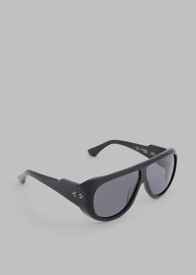 Accessories WomenMen The Frankie Shop Port Tanger Gambia Sunglasses 8211 Black AcetateBlack Lens