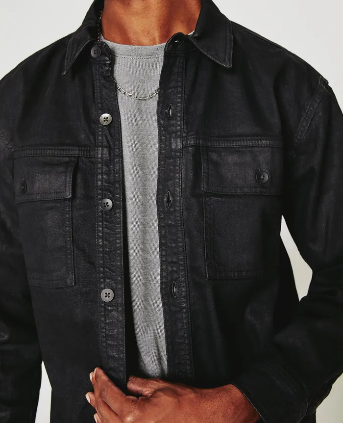 AG Jeans Jackets Men Elias Shirt Jacket LTT CT CHARCOAL BLACK AG Jeans Jackets Men Elias Shirt Jacket LTT CT CHARCOAL BLACK