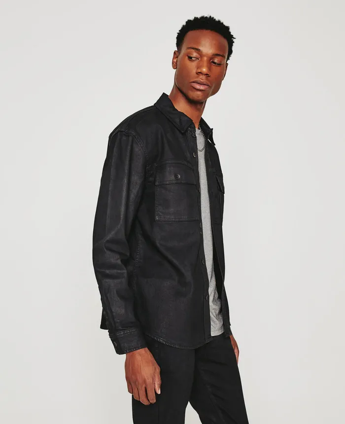 AG Jeans Jackets Men Elias Shirt Jacket LTT CT CHARCOAL BLACK AG Jeans Jackets Men Elias Shirt Jacket LTT CT CHARCOAL BLACK