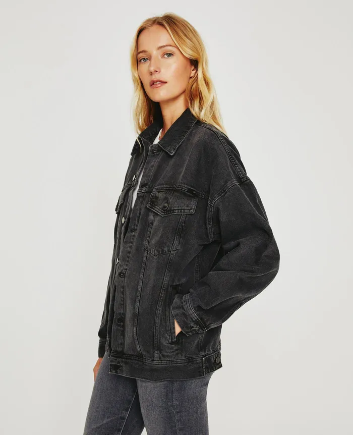 AG Jeans Jackets Women Kendrix Jacket 90S FADED BLACK