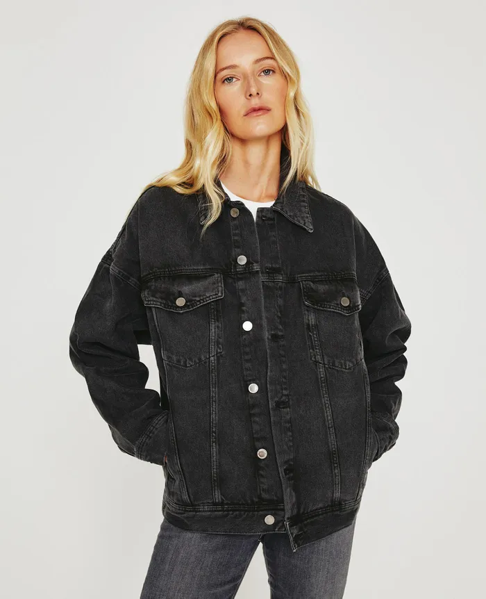 AG Jeans Jackets Women Kendrix Jacket 90S FADED BLACK AG Jeans Jackets Women Kendrix Jacket 90S FADED BLACK