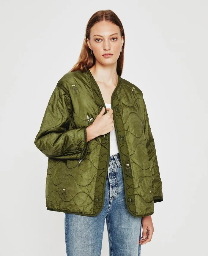 AG Jeans Jackets WomenMen Sage Jacket EB SUPER BLOOM VINTAGE GREEN