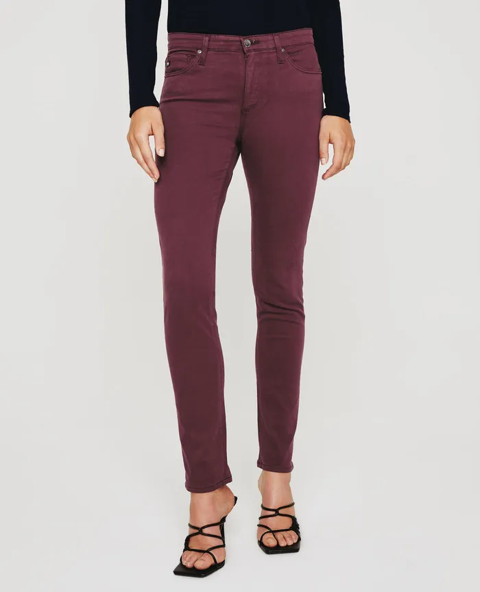 AG Jeans Pants Women Prima MAROON PEAK AG Jeans Pants Women Prima MAROON PEAK