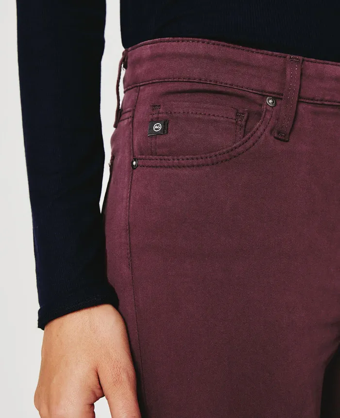 AG Jeans Pants Women Prima MAROON PEAK AG Jeans Pants Women Prima MAROON PEAK