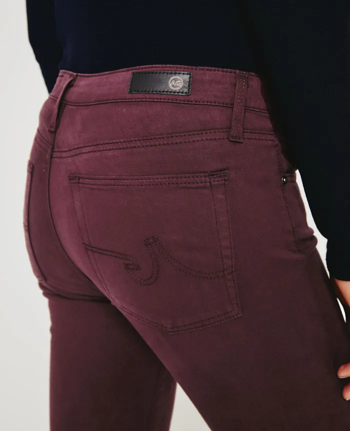 AG Jeans Pants Women Prima MAROON PEAK AG Jeans Pants Women Prima MAROON PEAK