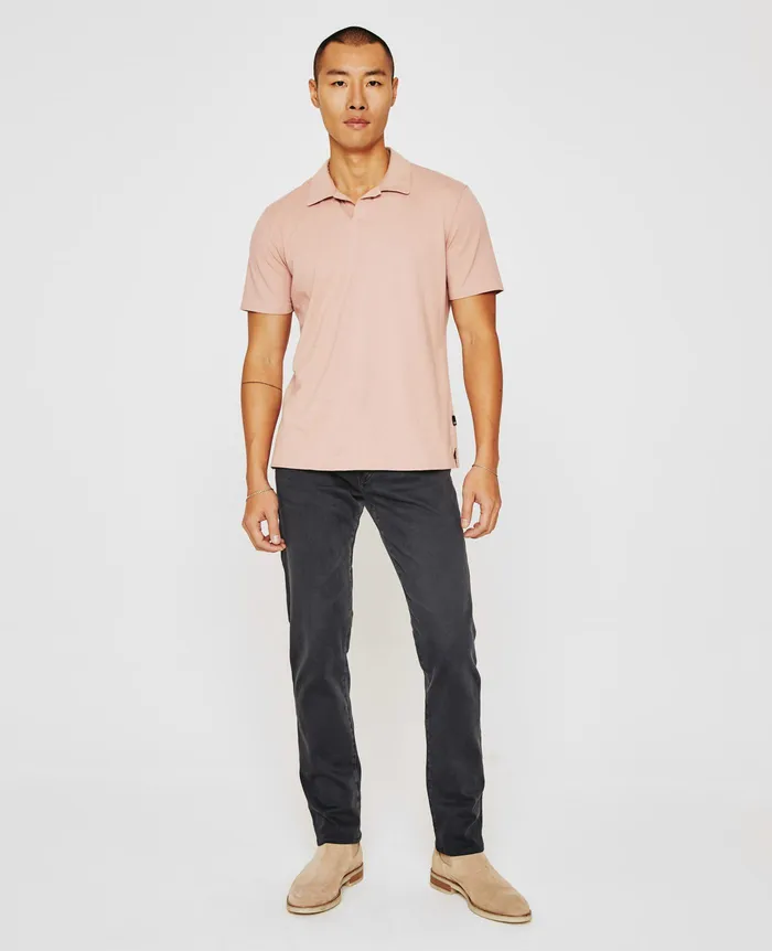 AG Jeans Polos Men Bryce Johnny Collar ROSE CLOUD AG Jeans Polos Men Bryce Johnny Collar ROSE CLOUD