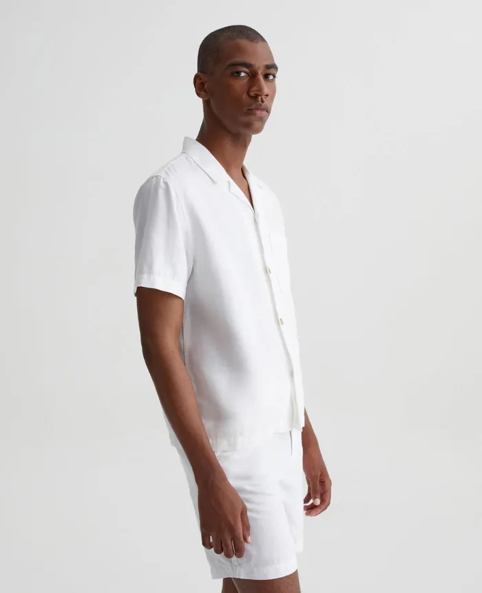 AG Jeans Shirts Men Foster Shirt WHITE AG Jeans Shirts Men Foster Shirt WHITE