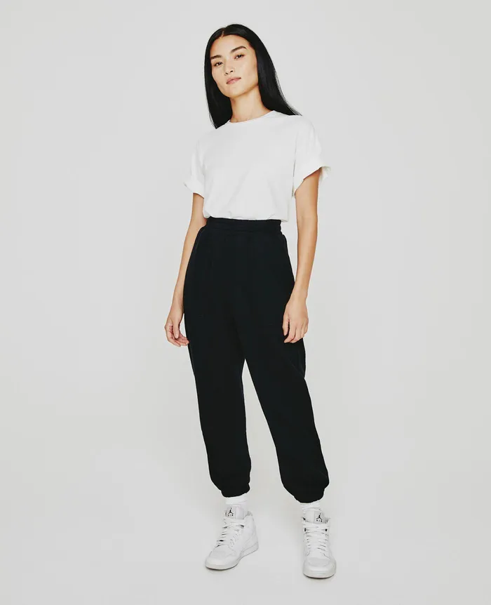 AG Jeans Sweatpants Women Nova Sweatpant TRUE BLACK