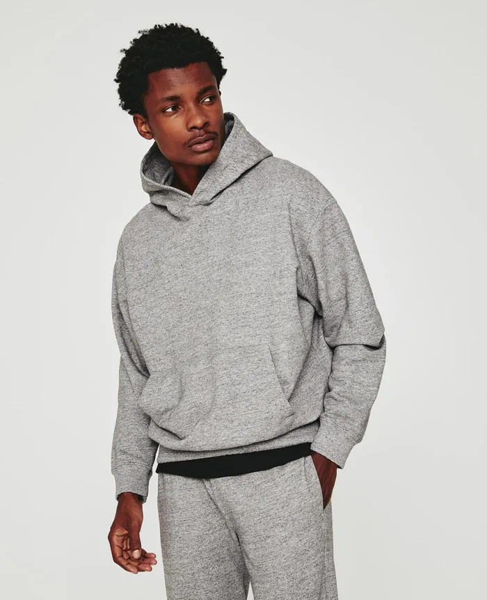 AG Jeans Sweatshirts Men Arc Hoodie HEATHER GREY