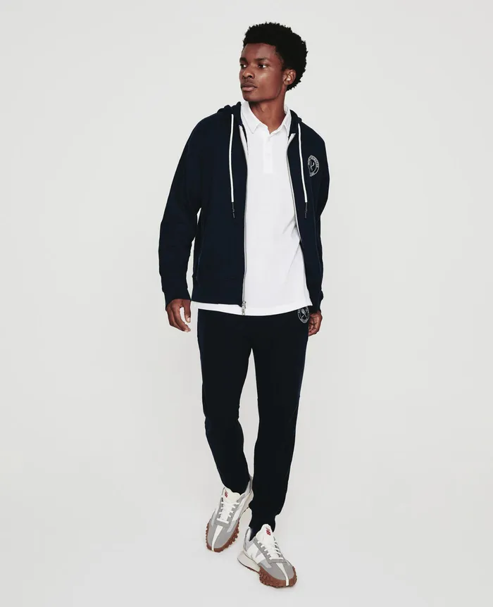 AG Jeans Sweatshirts Men Weddington Zip Hoodie EB WEDDINGTON CREST COURT NAVY AG Jeans Sweatshirts Men Weddington Zip Hoodie EB WEDDINGTON CREST COURT NAVY