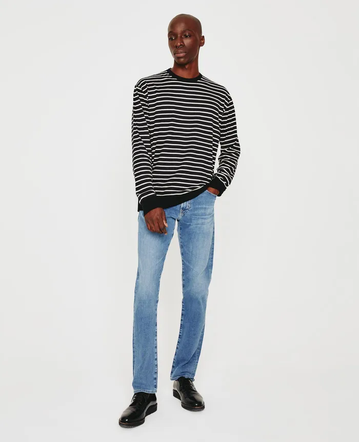AG Jeans Sweatshirts Men Wesley Pullover TRUE BLACKIVORY DUST AG Jeans Sweatshirts Men Wesley Pullover TRUE BLACKIVORY DUST