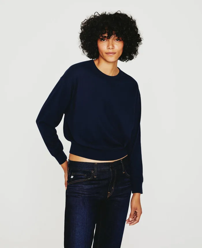 AG Jeans Sweatshirts Women Karter Pullover DEEP NAVY AG Jeans Sweatshirts Women Karter Pullover DEEP NAVY