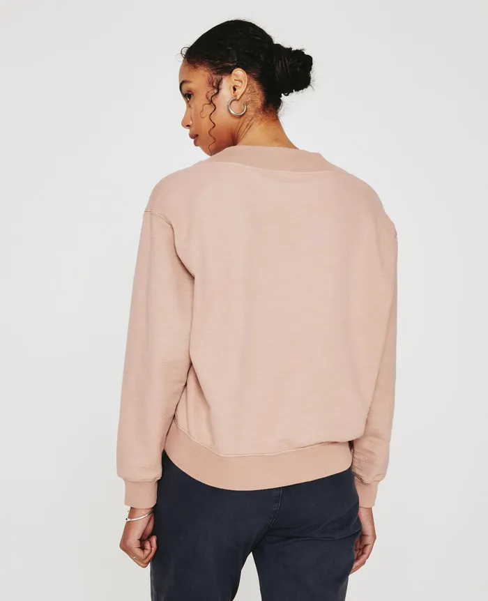 AG Jeans Sweatshirts Women Nova Vee ROSE CLOUD AG Jeans Sweatshirts Women Nova Vee ROSE CLOUD