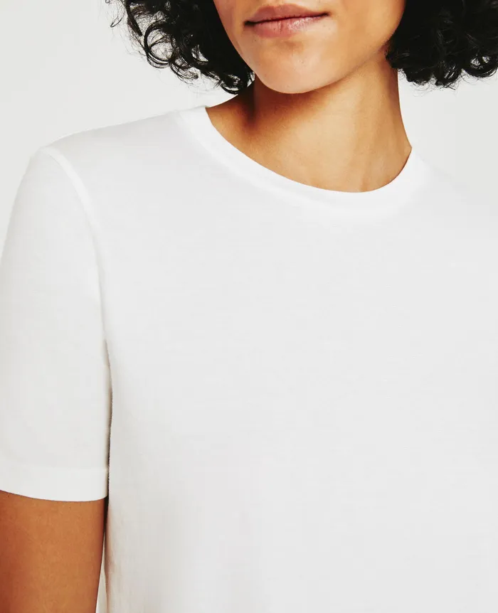 AG Jeans Tees and Tanks Women Jagger Crew IVORY DUST AG Jeans Tees and Tanks Women Jagger Crew IVORY DUST
