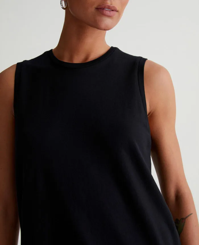 AG Jeans Tees and Tanks Women Jagger Muscle Tank TRUE BLACK AG Jeans Tees and Tanks Women Jagger Muscle Tank TRUE BLACK