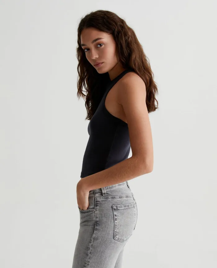 AG Jeans Tees and Tanks Women Olive Tank EXBLACK AG Jeans Tees and Tanks Women Olive Tank EXBLACK
