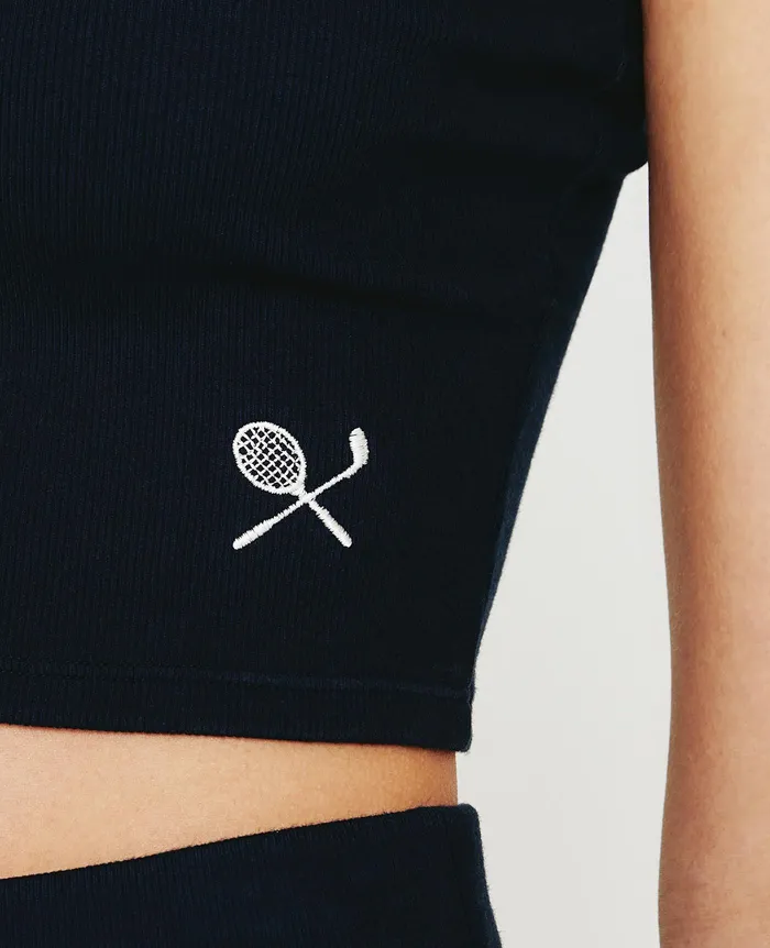 AG Jeans Tees and Tanks Women Weddington Tank EB RACKET CLUB EMBLEM COURT NA AG Jeans Tees and Tanks Women Weddington Tank EB RACKET CLUB EMBLEM COURT NA