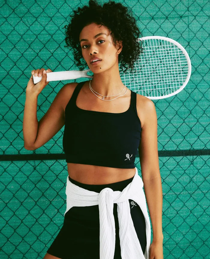 AG Jeans Tees and Tanks Women Weddington Tank EB RACKET CLUB EMBLEM COURT NA AG Jeans Tees and Tanks Women Weddington Tank EB RACKET CLUB EMBLEM COURT NA