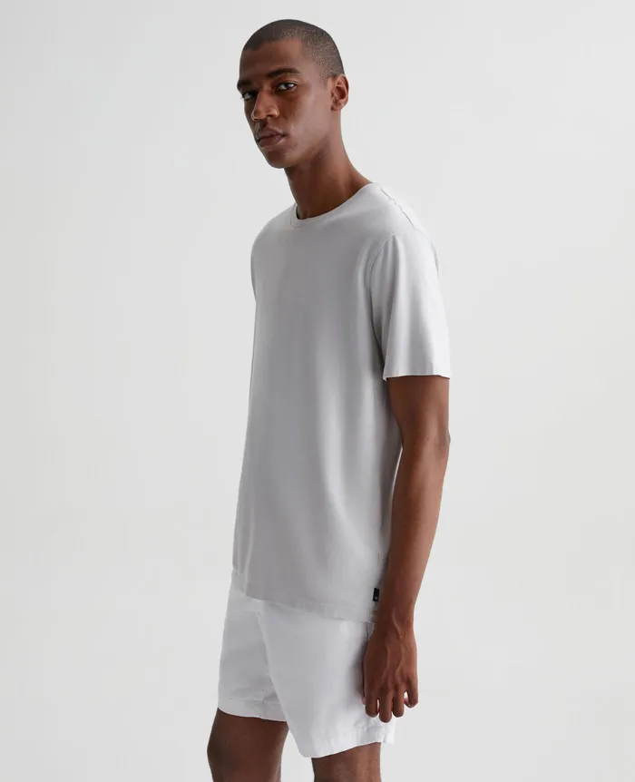 AG Jeans Tees Men Bryce Crew SILVER SMOKE AG Jeans Tees Men Bryce Crew SILVER SMOKE