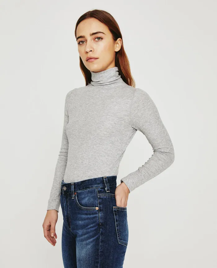 AG Jeans Tops and Shirts Women Chels Turtleneck HEATHER GREY AG Jeans Tops and Shirts Women Chels Turtleneck HEATHER GREY