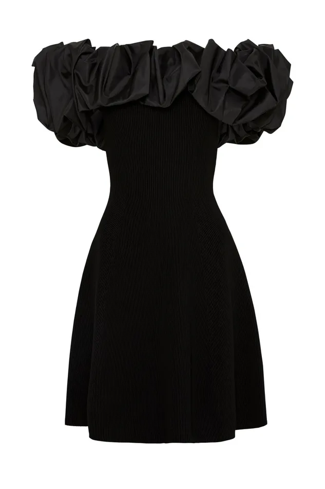 Aje Eldora Mini Dress Black Women Dresses