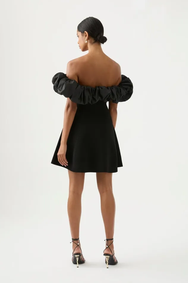 Aje Eldora Mini Dress Black Women Dresses