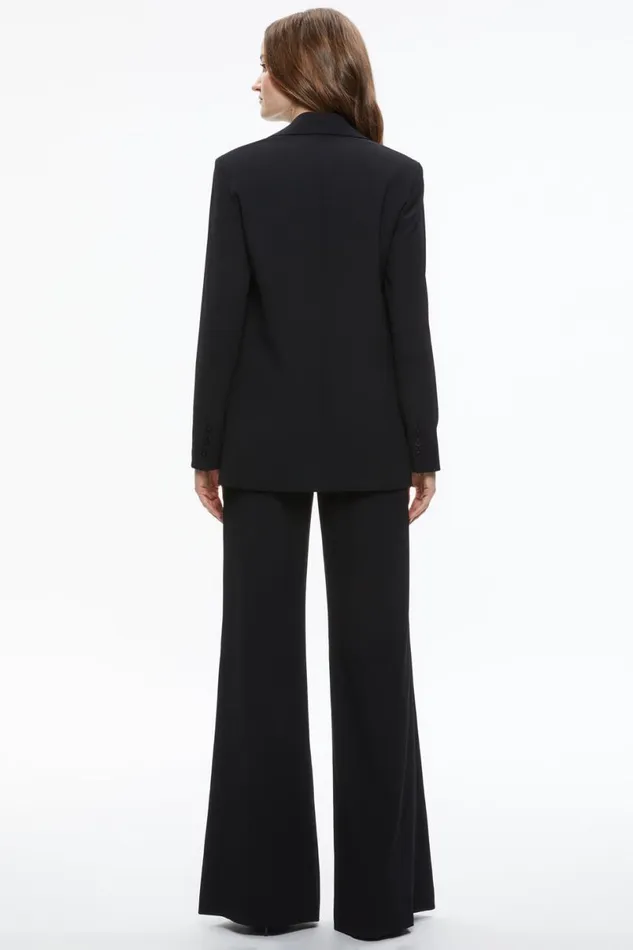 Alice Olivia Denny Boyfriend Blazer Black Women Suits
