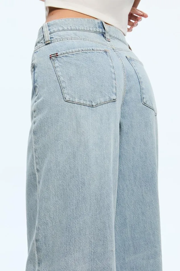 Alice Olivia Harper Jean Rockstar Blue Women Pants