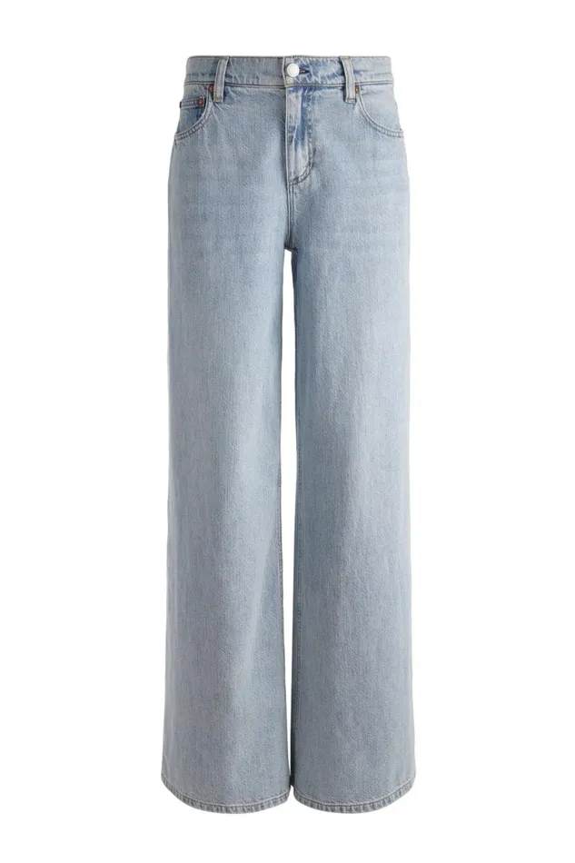 Alice Olivia Harper Jean Rockstar Blue Women Pants