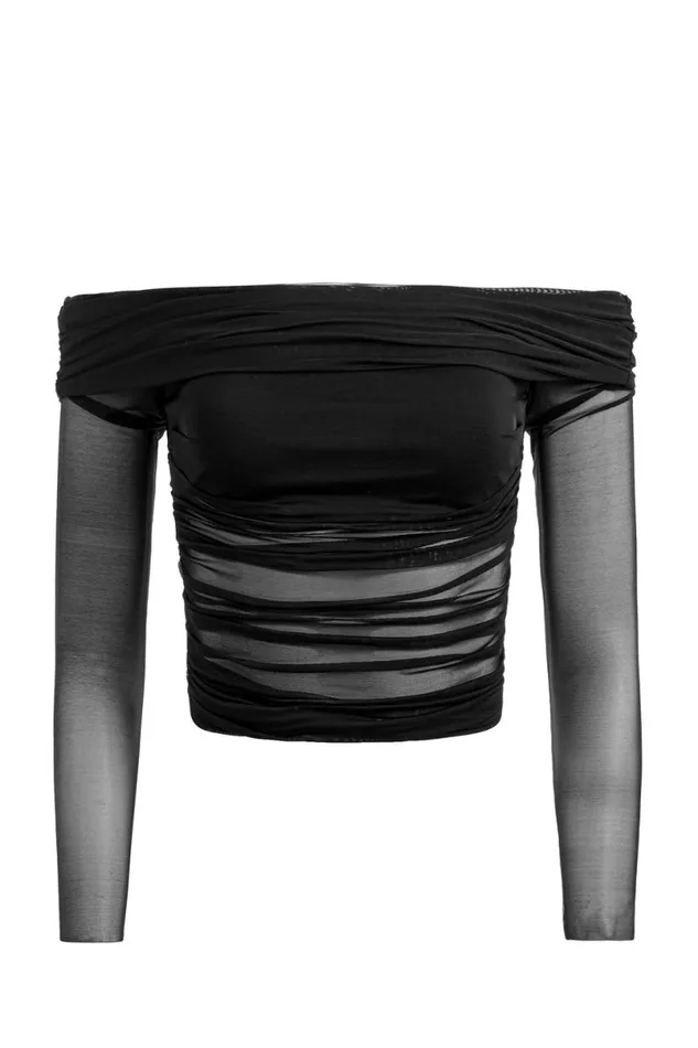Alice Olivia Isadola Top Black Women Tops