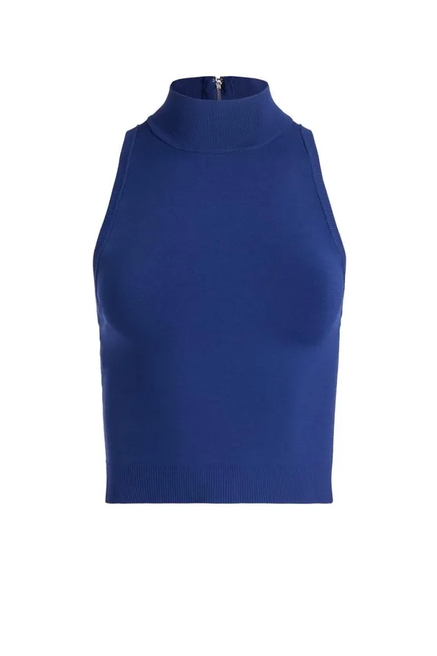 Alice Olivia Rydel Tank Midnight Blue Women Tops