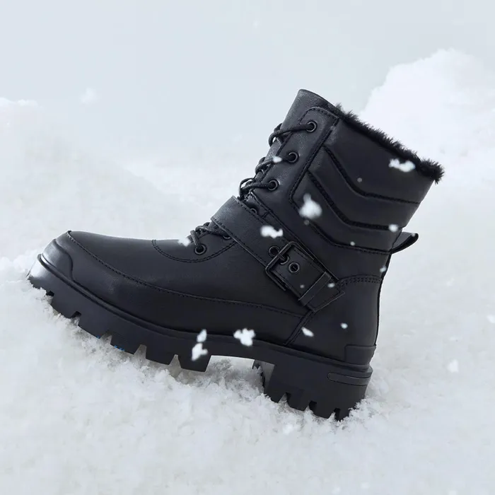Alpa Black Leather Smooth Women ALDO Boots