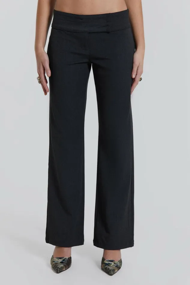 Ampm Tailored Trousers Grey Women Jaded London Trousers