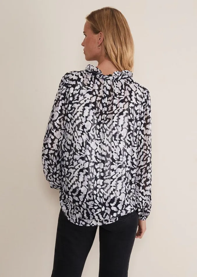 Amryn Abstract Blouse Carbonivory Women Phase Eight Shirts and Blouses