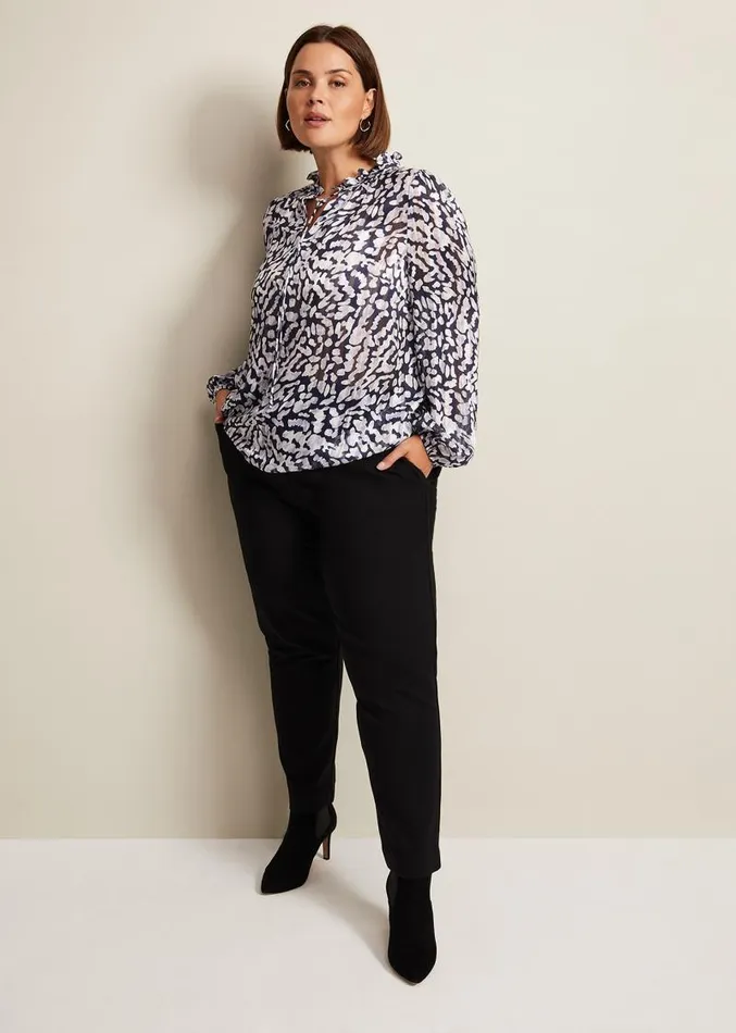 Amryn Abstract Blouse Carbonivory Women Phase Eight Shirts and Blouses