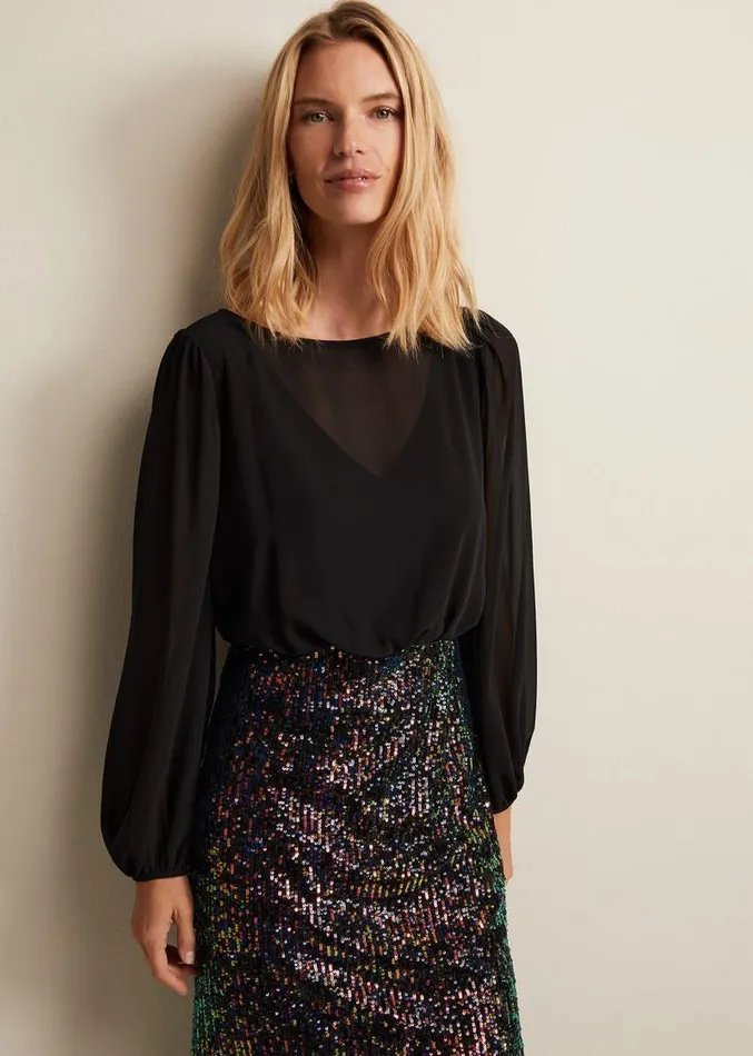 Angel Sequin Mini Dress Multicoloured Women Phase Eight Dresses