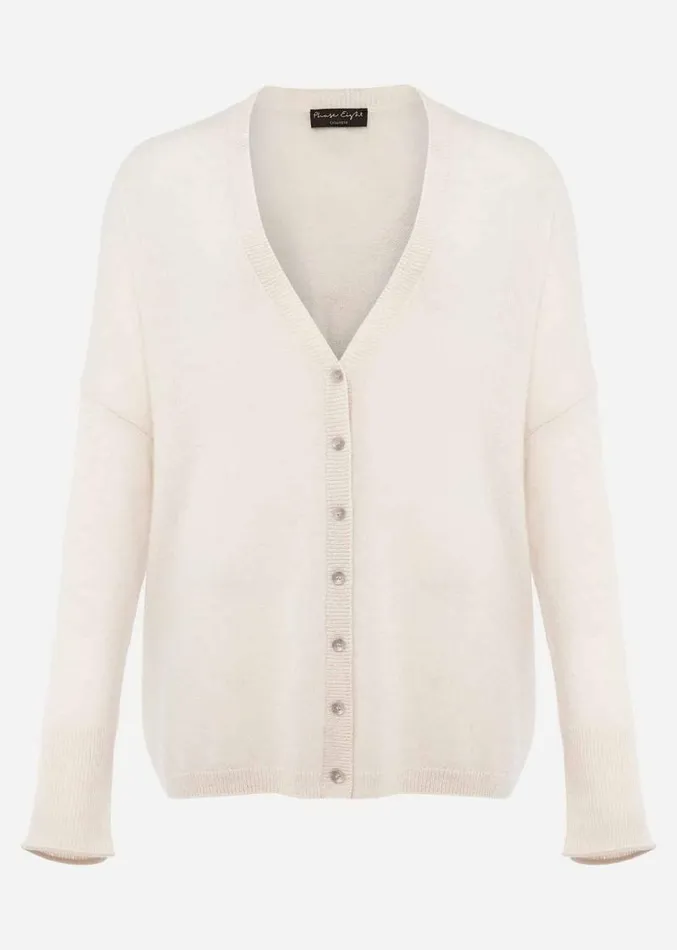 Arabella Cashmere Cardigan Buttermilk Women Phase Eight Knitwear