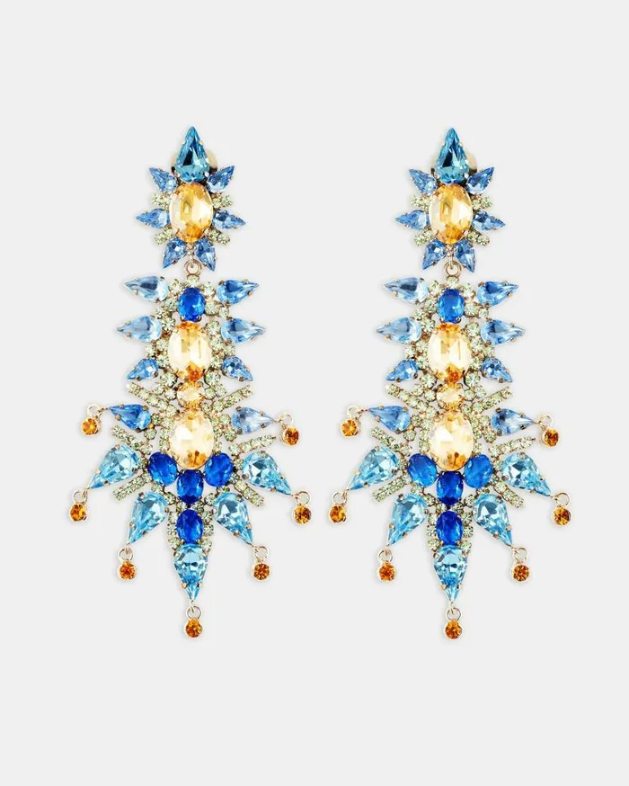 Aranka Earrings Blue Women Aquazzura Jewelry Aranka Earrings Blue Women Aquazzura Jewelry