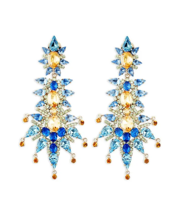 Aranka Earrings Blue Women Aquazzura Jewelry Aranka Earrings Blue Women Aquazzura Jewelry