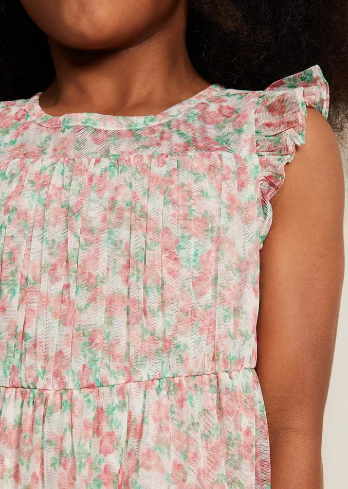 Asha Mesh Floral Smock Dress Multicoloured Women Phase Eight Dresses
