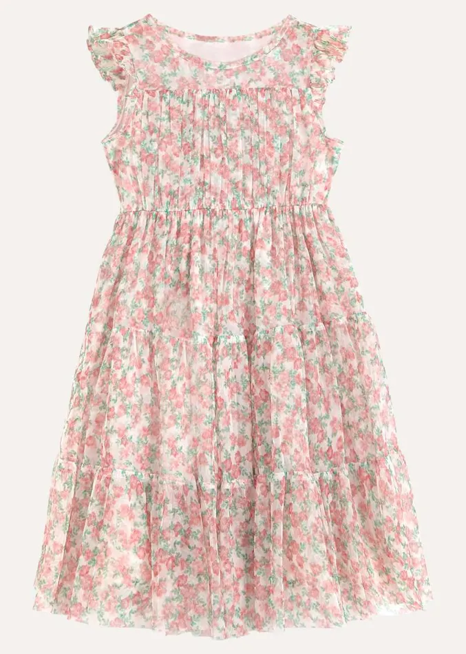 Asha Mesh Floral Smock Dress Multicoloured Women Phase Eight Dresses