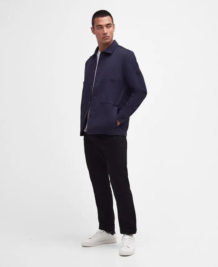 Aspect Overshirt Sapphire Navy Men Barbour Overshirts