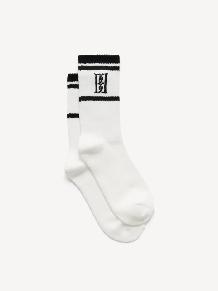 Athleisure Wear Women By Malene Birger Leilana Socks Soft White