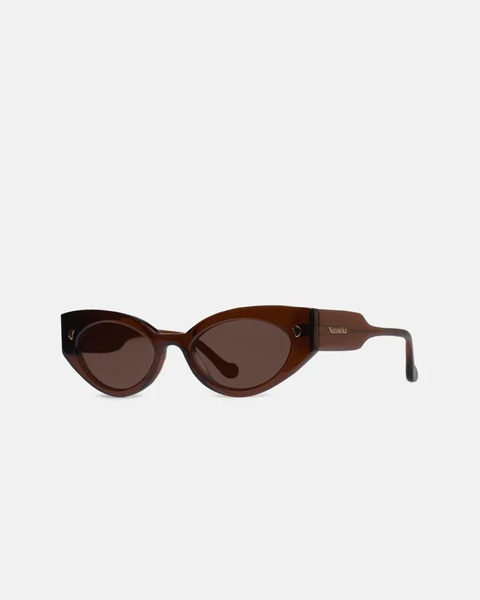 Azalea BioPlastic CatEye Sunglasses Brown Women Nanushka Eyewear