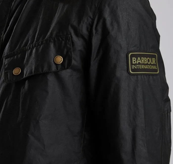 BIntl Lightweight Duke Waxed Cotton Jacket Sage Men Barbour Waxed Jackets