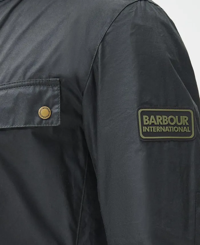 BIntl Lightweight Duke Waxed Cotton Jacket Sage Men Barbour Waxed Jackets